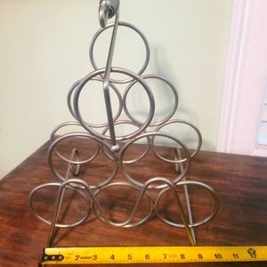 Vintage Heavy Metal Wine Rack